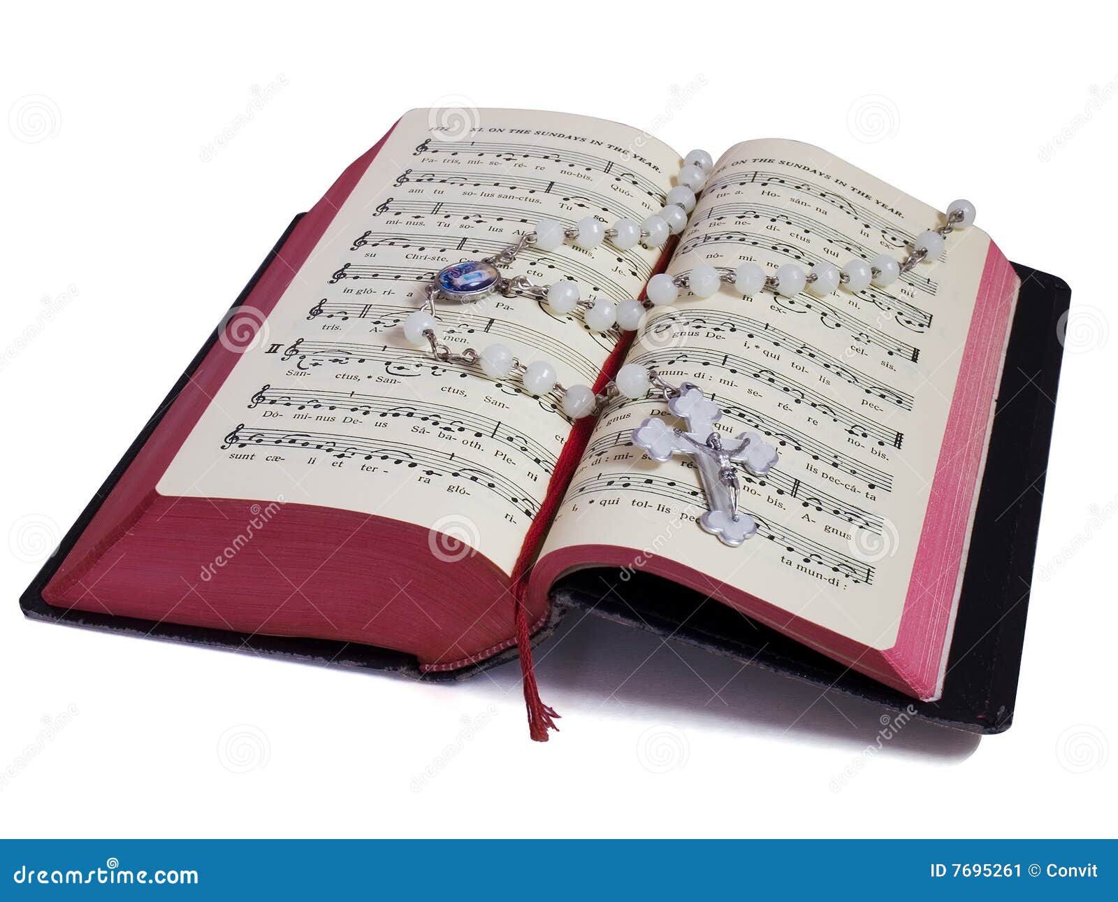 Rosary and Prayer Book stock image. Image of beads, prayer - 7695261