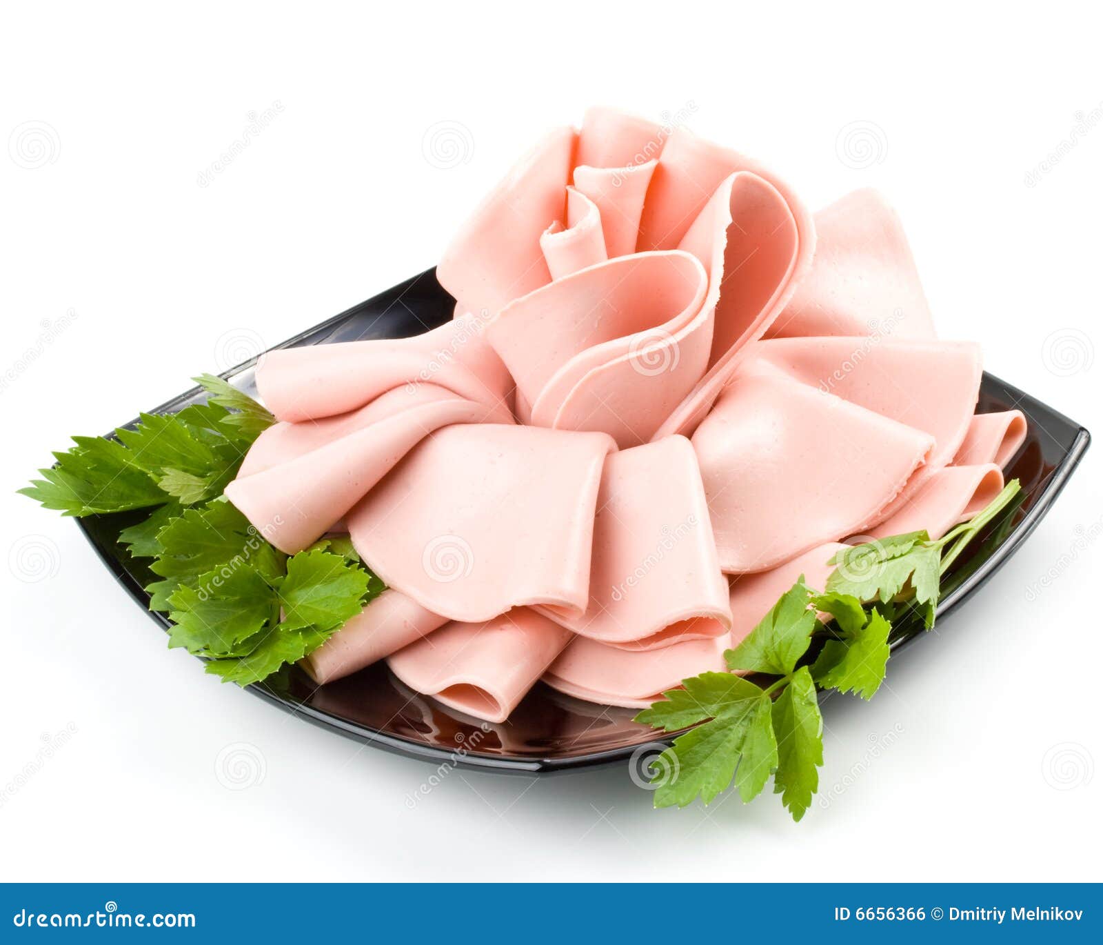 Rose from boiled sausage stock photo. Image of food, lunch 6656366