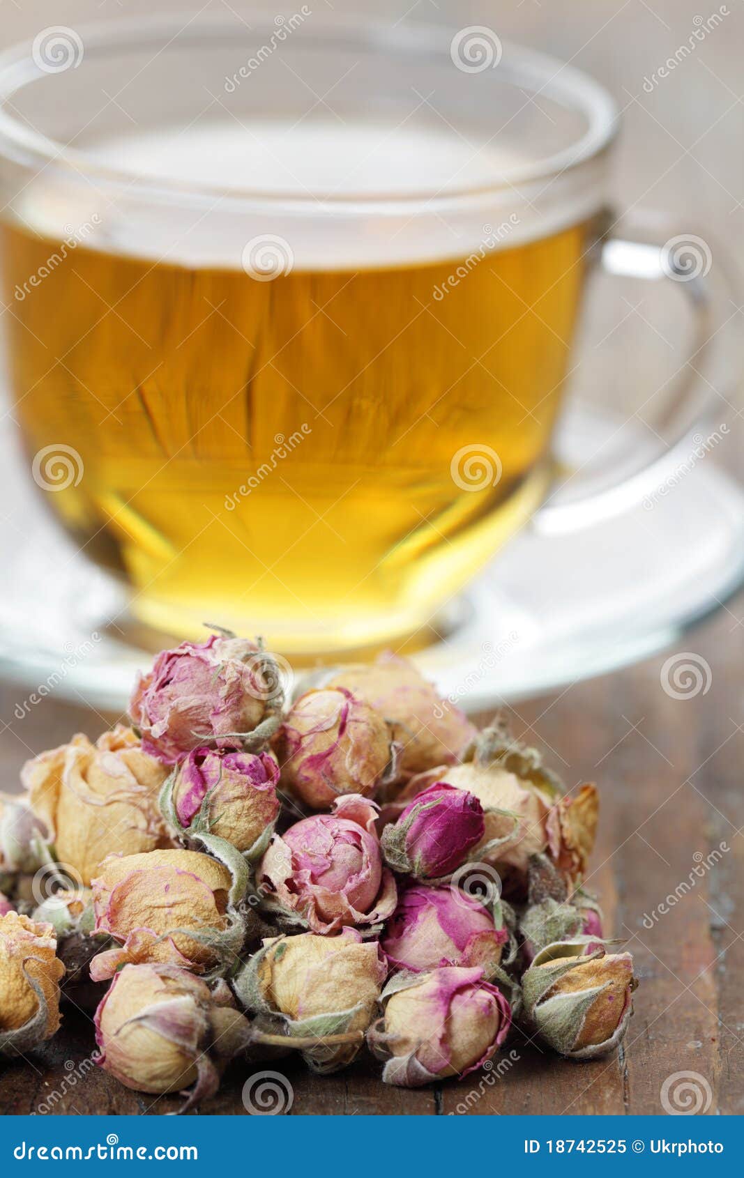 Rose bud tea stock image. Image of saucer, beverage, macro 18742525