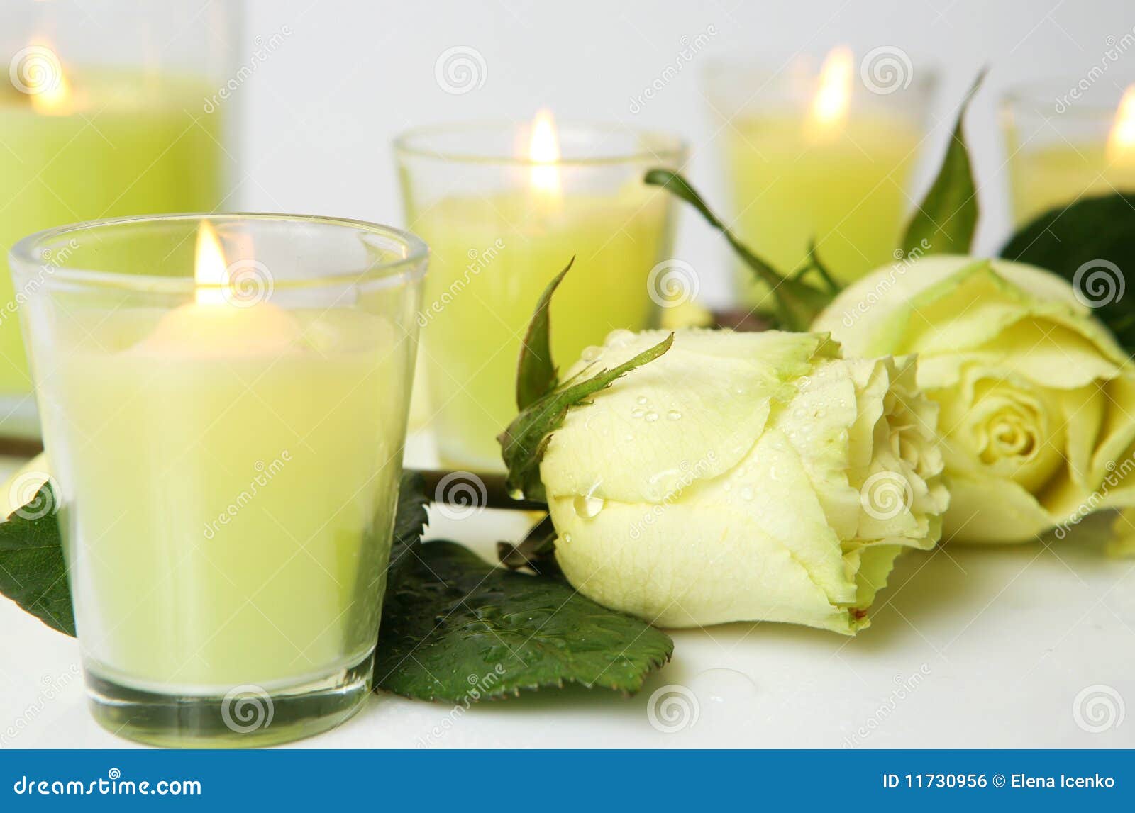Rose and candles stock photo. Image of candle, beautiful 11730956