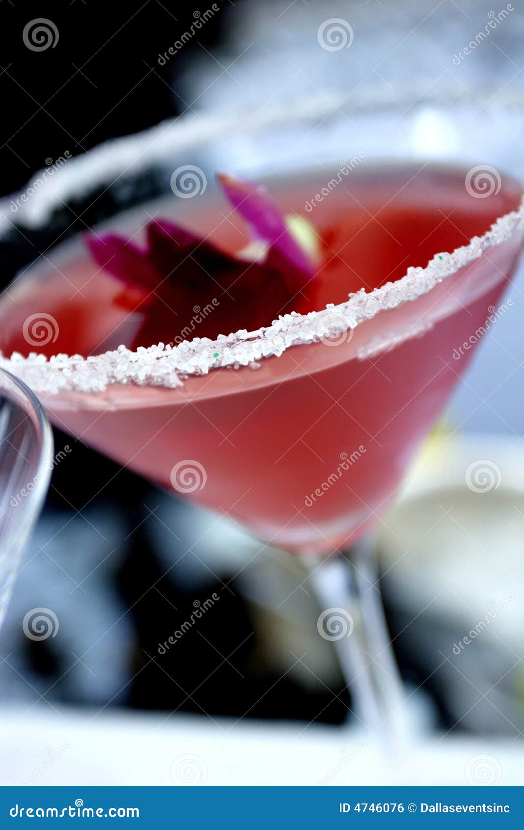 Rose Colored Salted Martini Stock Photo Image of lemon, drink 4746076