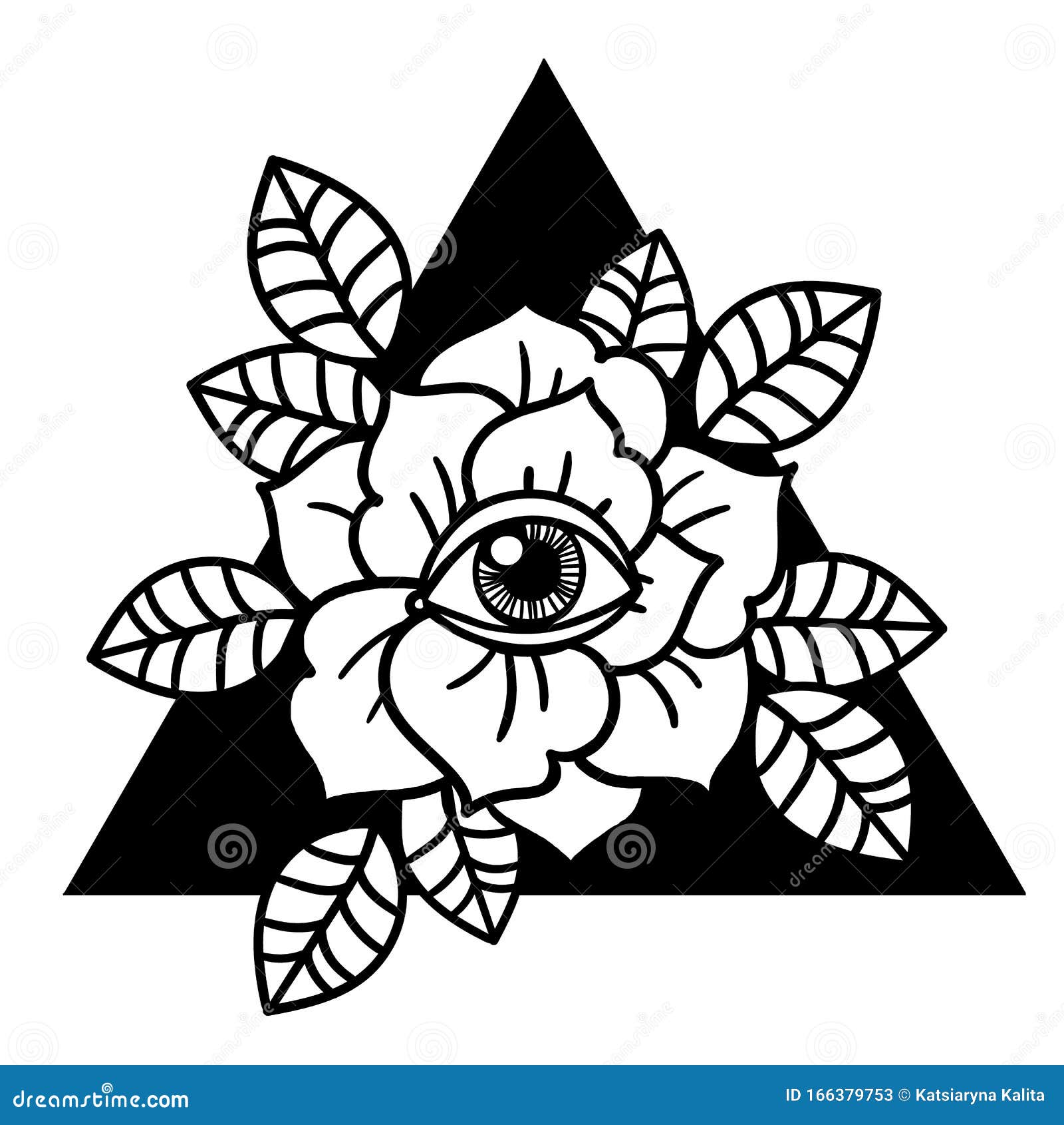 Eye of rose tattoo  Tattoogridnet