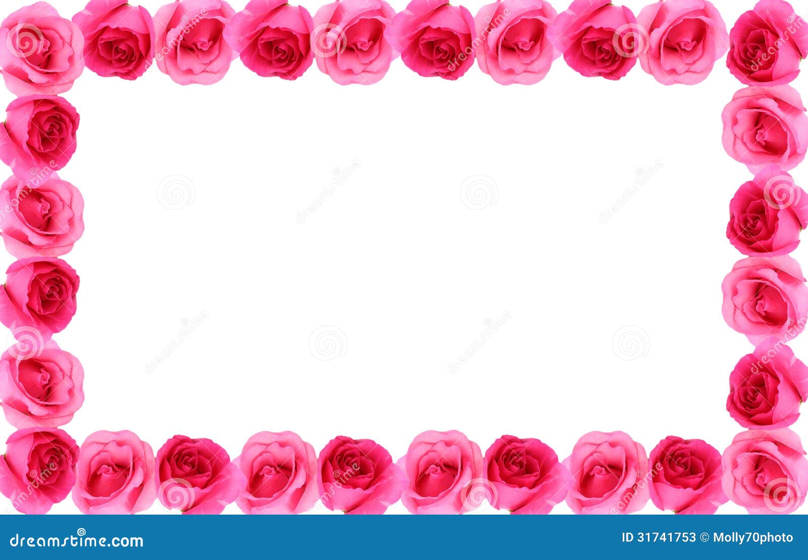 Rose Flower Frame Background Stock Image Image Of Rose Design 31741753