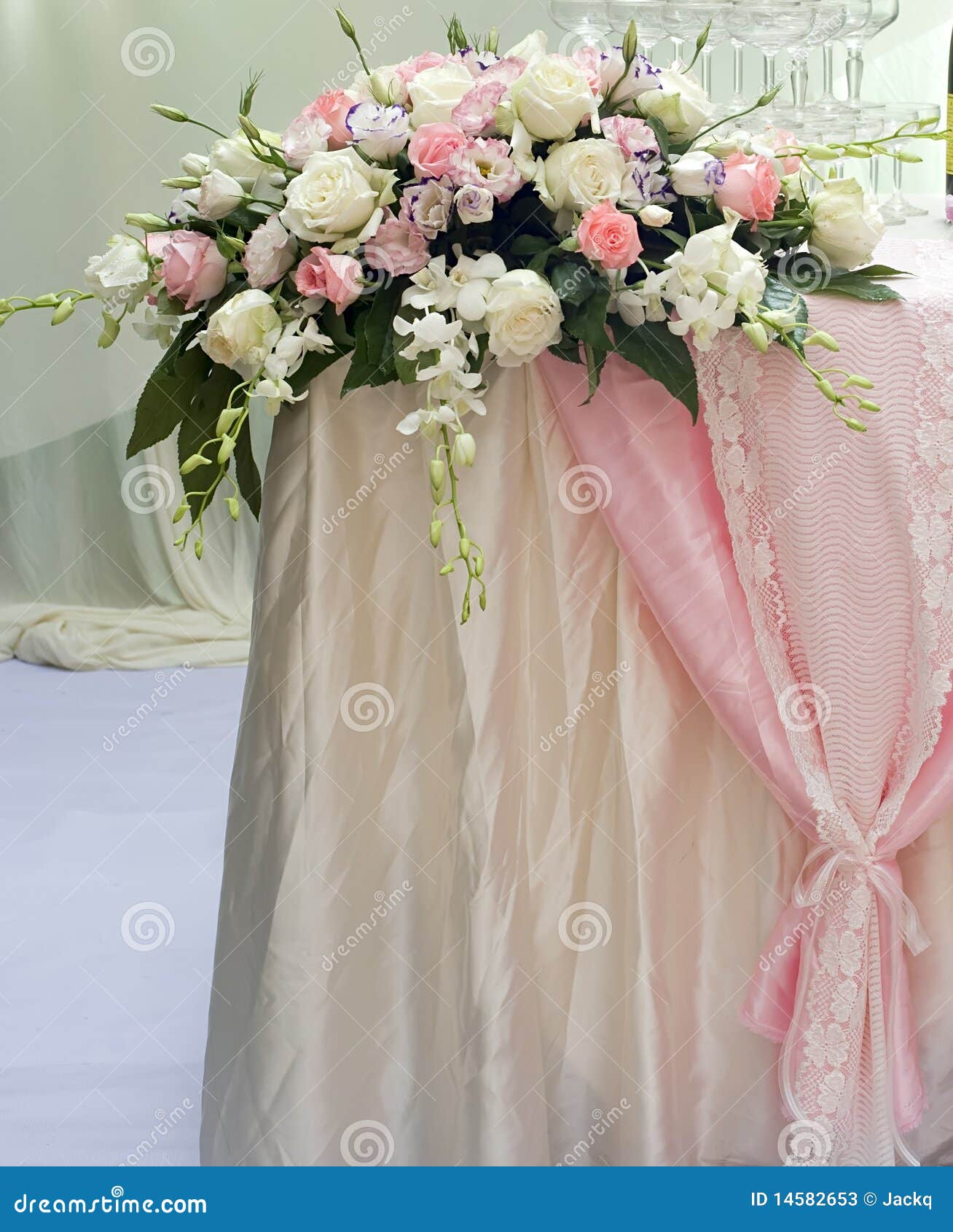 Rose Flower on the Wedding. Stock Image Image of married, celebration