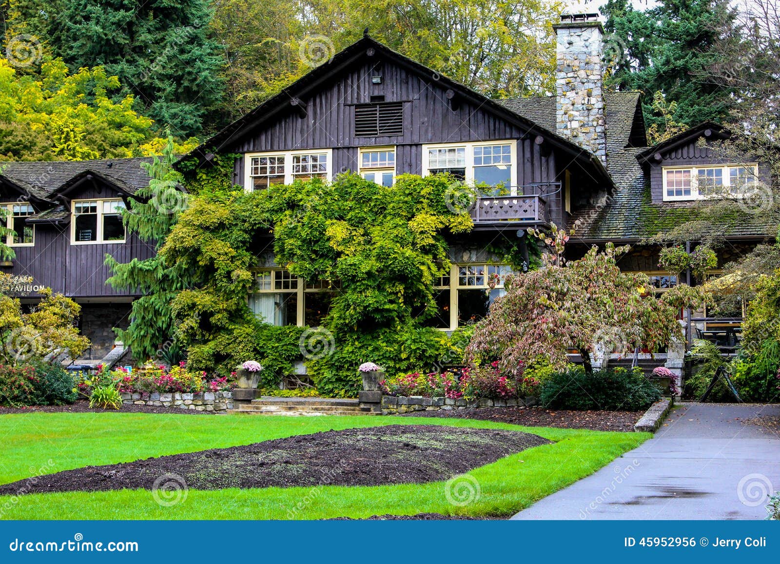 Rose Garden, Stanley Park, Vancouver, BC. Editorial Photo Image of