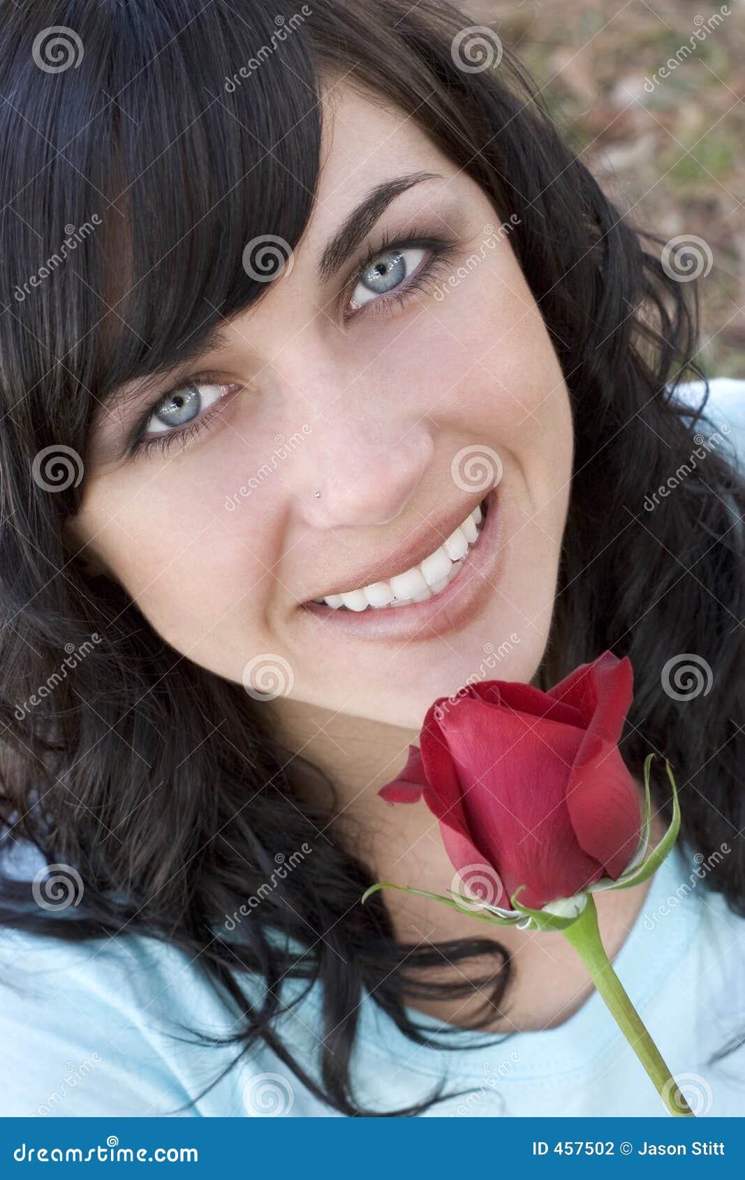 Rose Girl stock photo. Image of girl, rose, beautiful, woman 457502