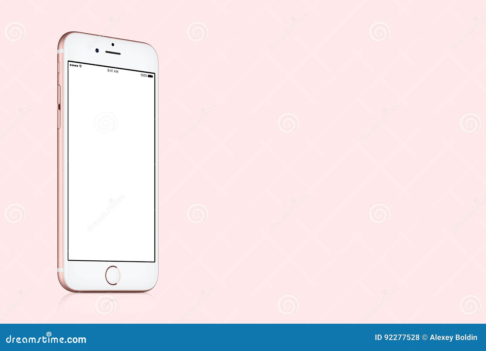 Rose Gold Apple IPhone 7 Mockup on Solid Pink Background with Copy Space  Editorial Stock Photo - Image of pink, blank: 92277528