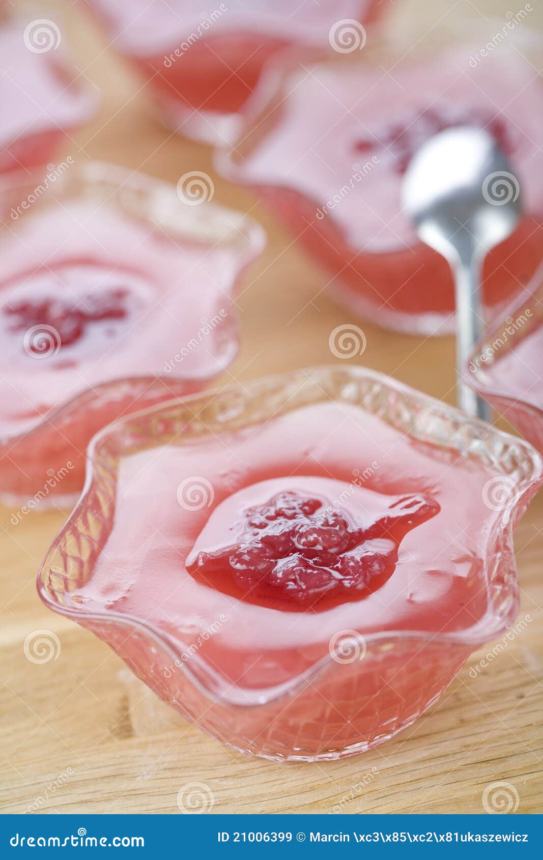 Rose jelly dessert stock image. Image of bowl, jelly 21006399