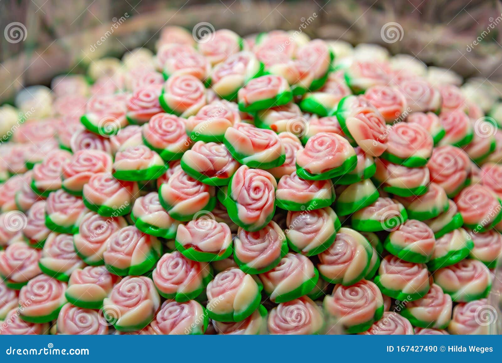 Rose jelly fruit candy stock photo. Image of gummy, dessert 167427490