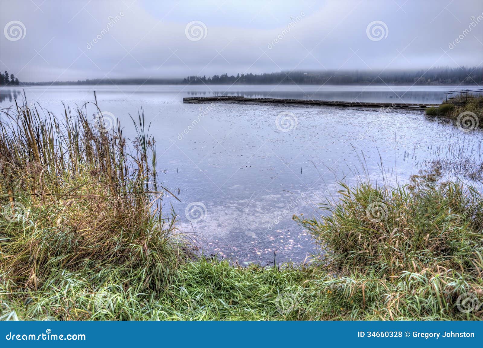 Rose Lake in Idaho. stock photo. Image of dock, natural 34660328