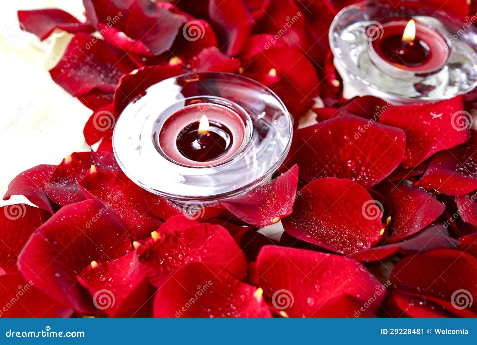 Rose Petals and Candles stock image. Image of details 29228481