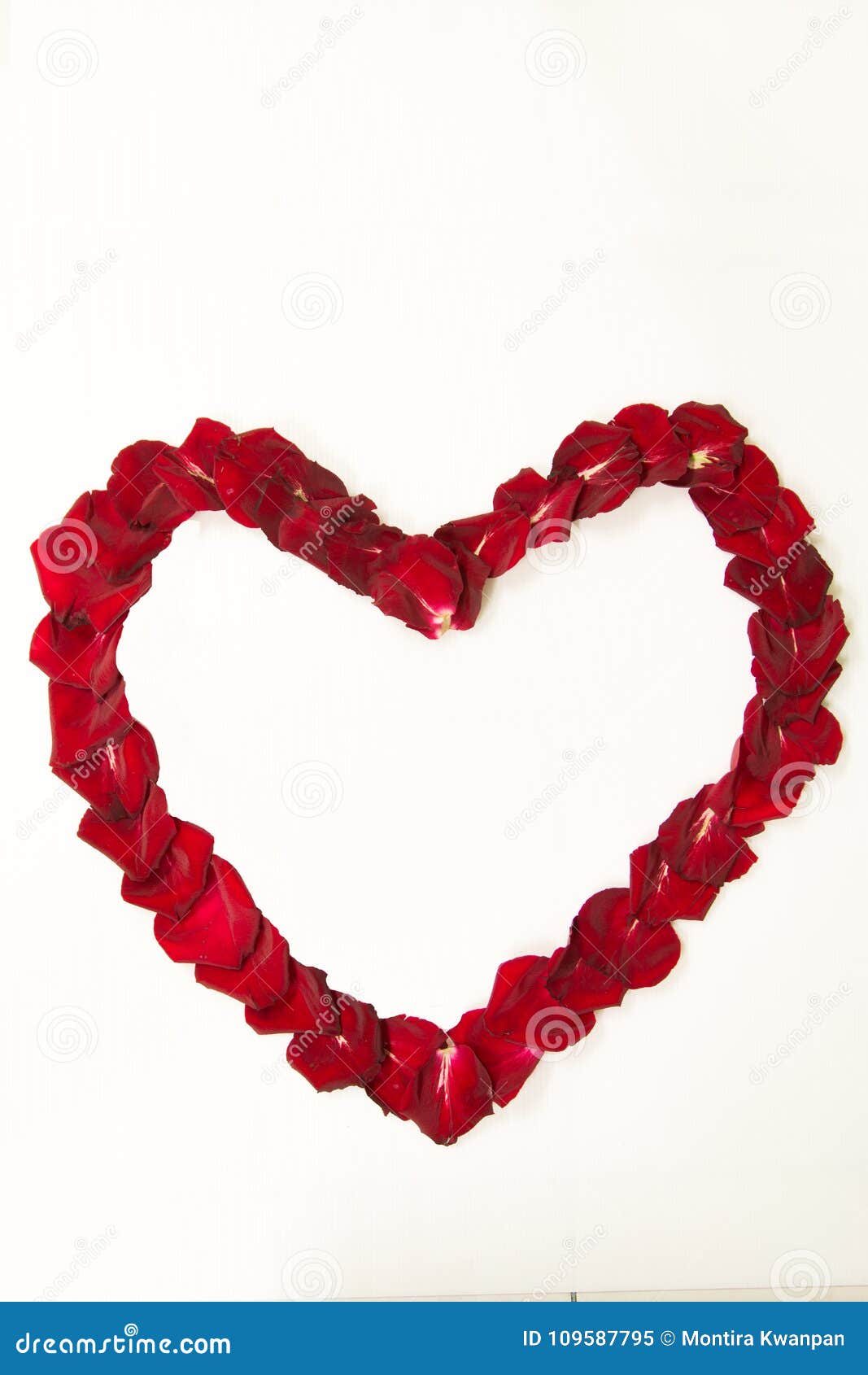 Rose petals heart picture. stock image. Image of marry - 109587795