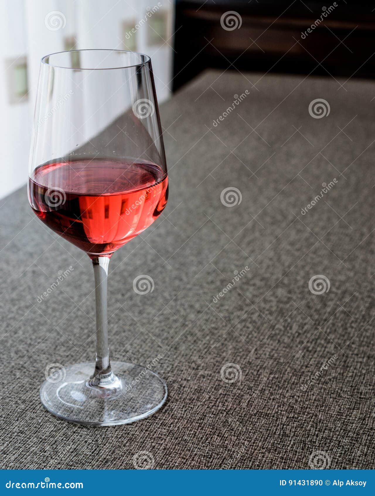 Rose or Pink Wine in glass stock photo. Image of luxury 91431890