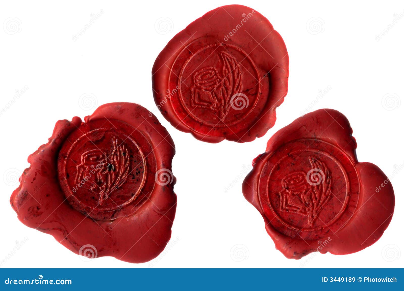 Rose seals stock image. Image of manuscript, confidential 3449189
