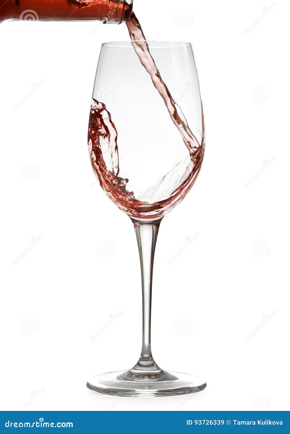 Rose wine being poured stock image. Image of groseille 93726339