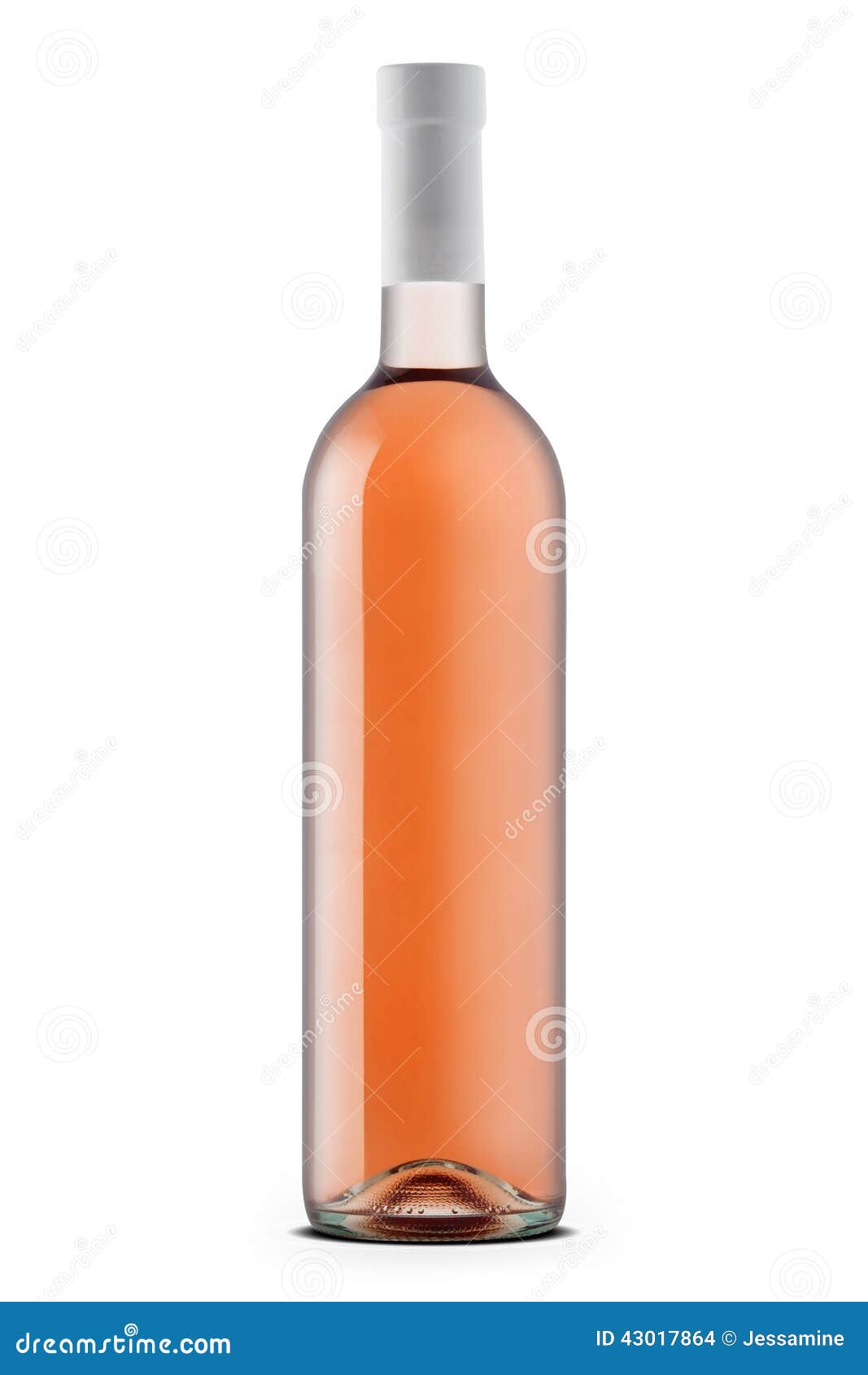rose wine bottle