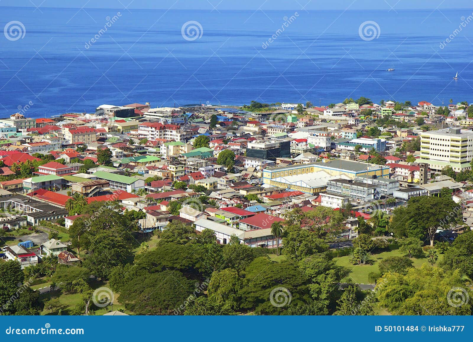 Roseau, DominicaFebruary 04,2014 Hurricane David`s Wrath. A School