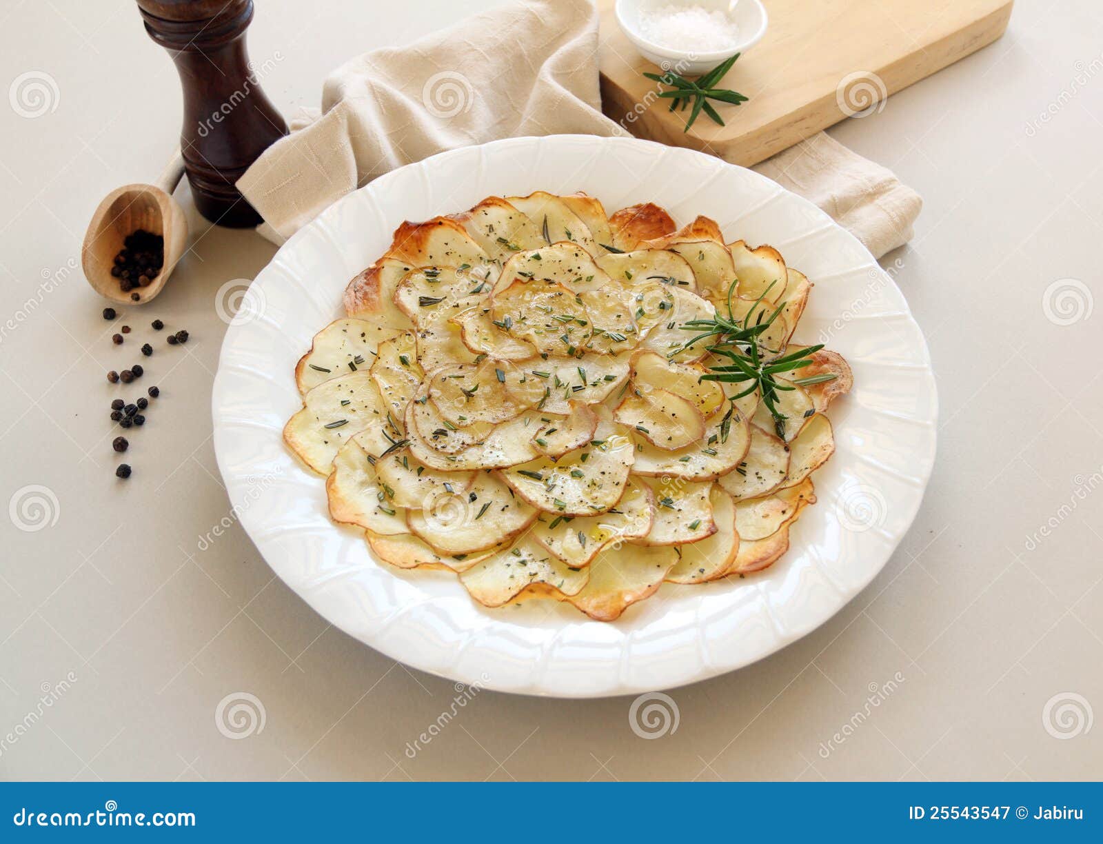 Rosemary Potato Chips stock image. Image of flavorsome 25543547