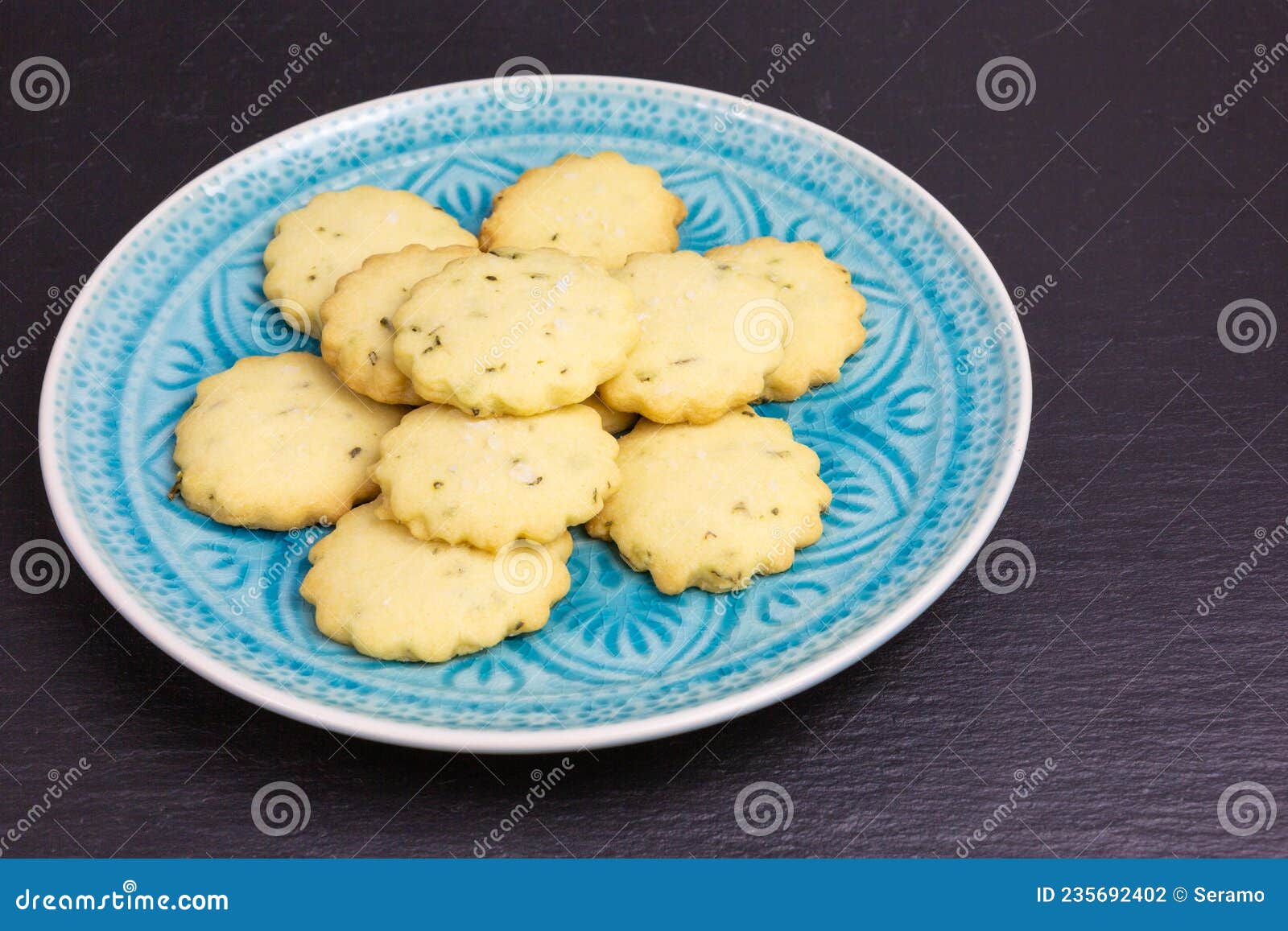 Rosemary shortbread stock photo. Image of dessert, treat 235692402