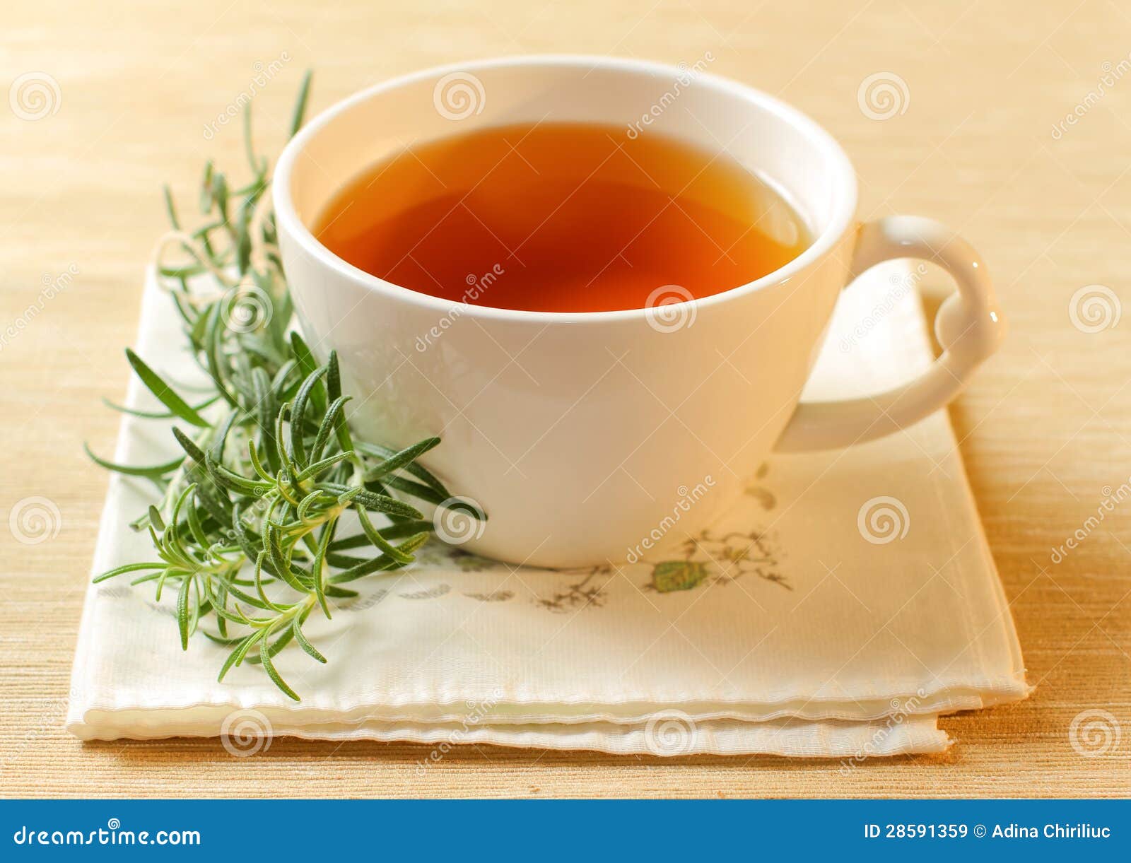Rosemary tea stock image. Image of studio, beverage, rosemary 28591359