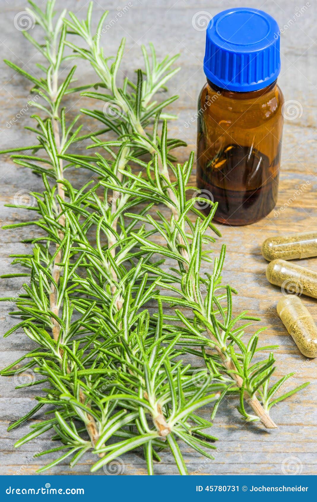 Rosemary with tincture stock image. Image of gentle, extract 45780731