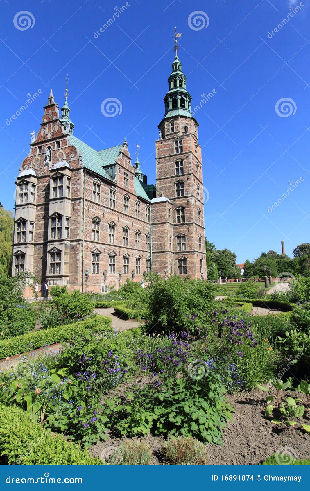 Rosenborg Castle And Garden Stock Photo - Image of architecture