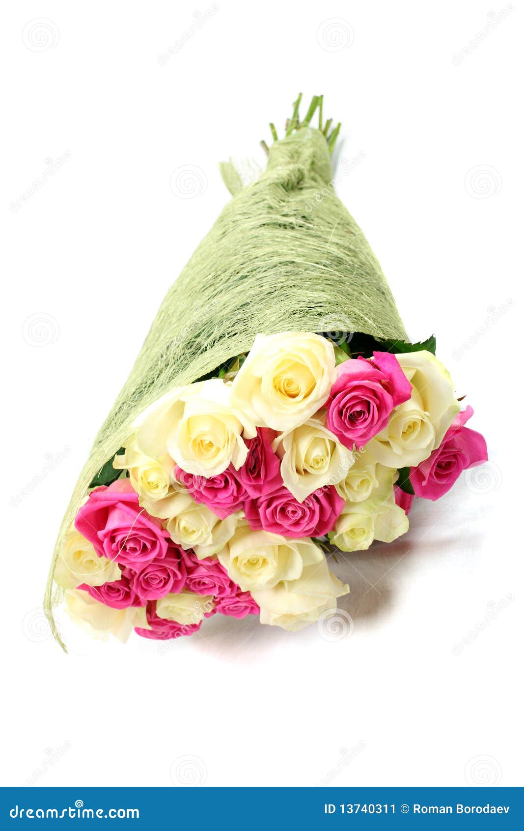 White Pink Roses Rose Romantic Wedding Romance Gift Isolated Valentine