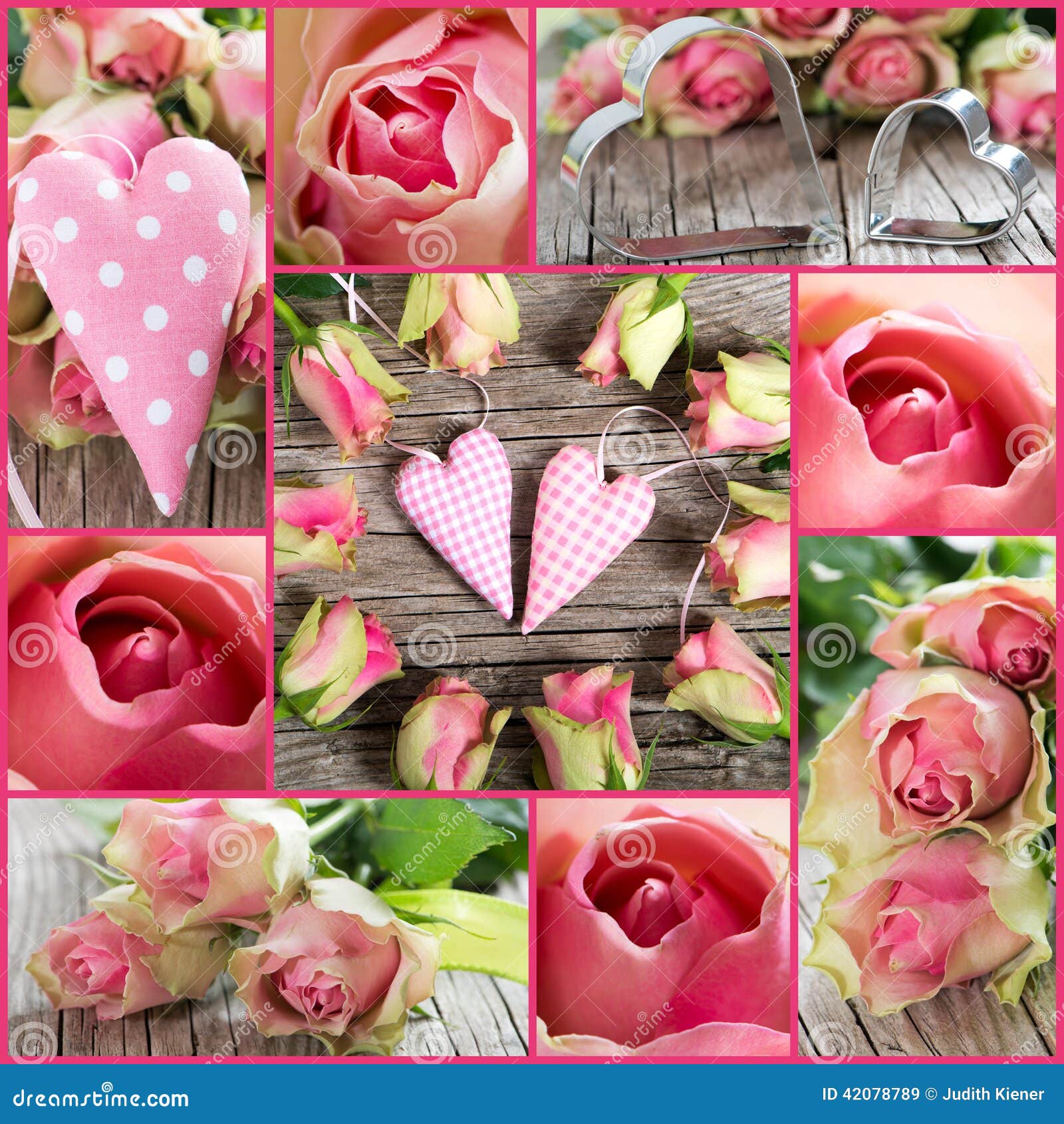 Roses collage stock image. Image of german, green, white 42078789