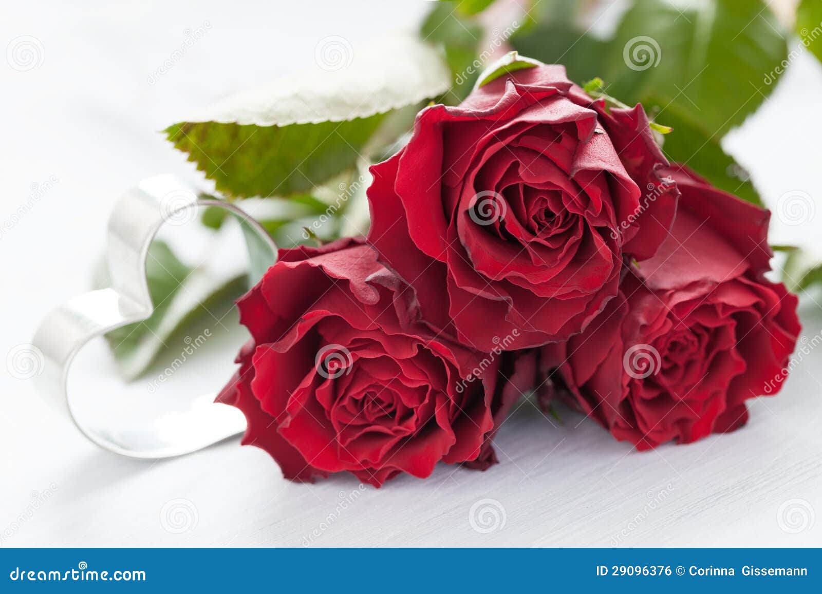 Roses and heart stock photo. Image of celebrate, bouquet - 29096376