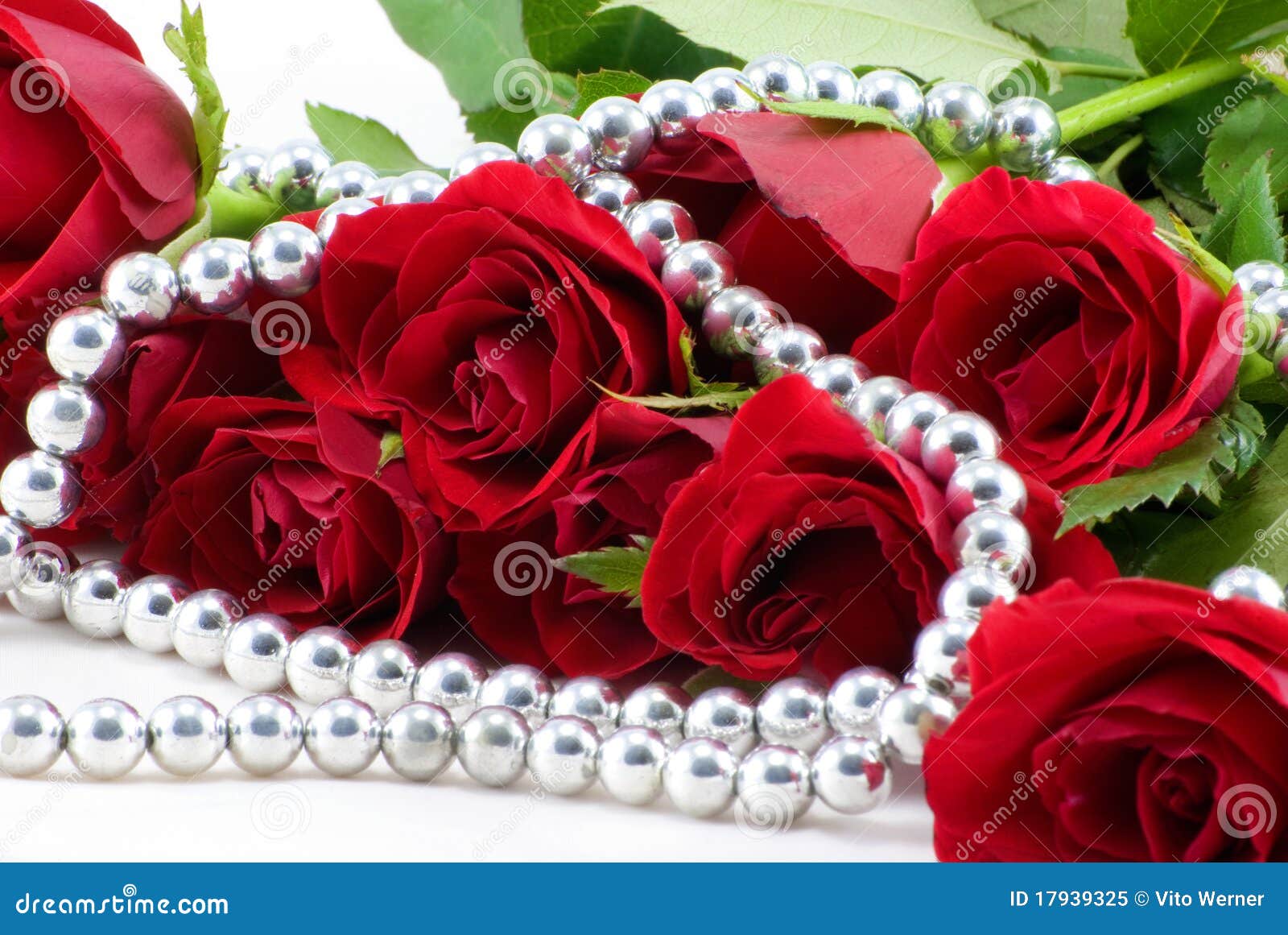Roses And Pearls Royalty Free Stock Photo Image 17939325