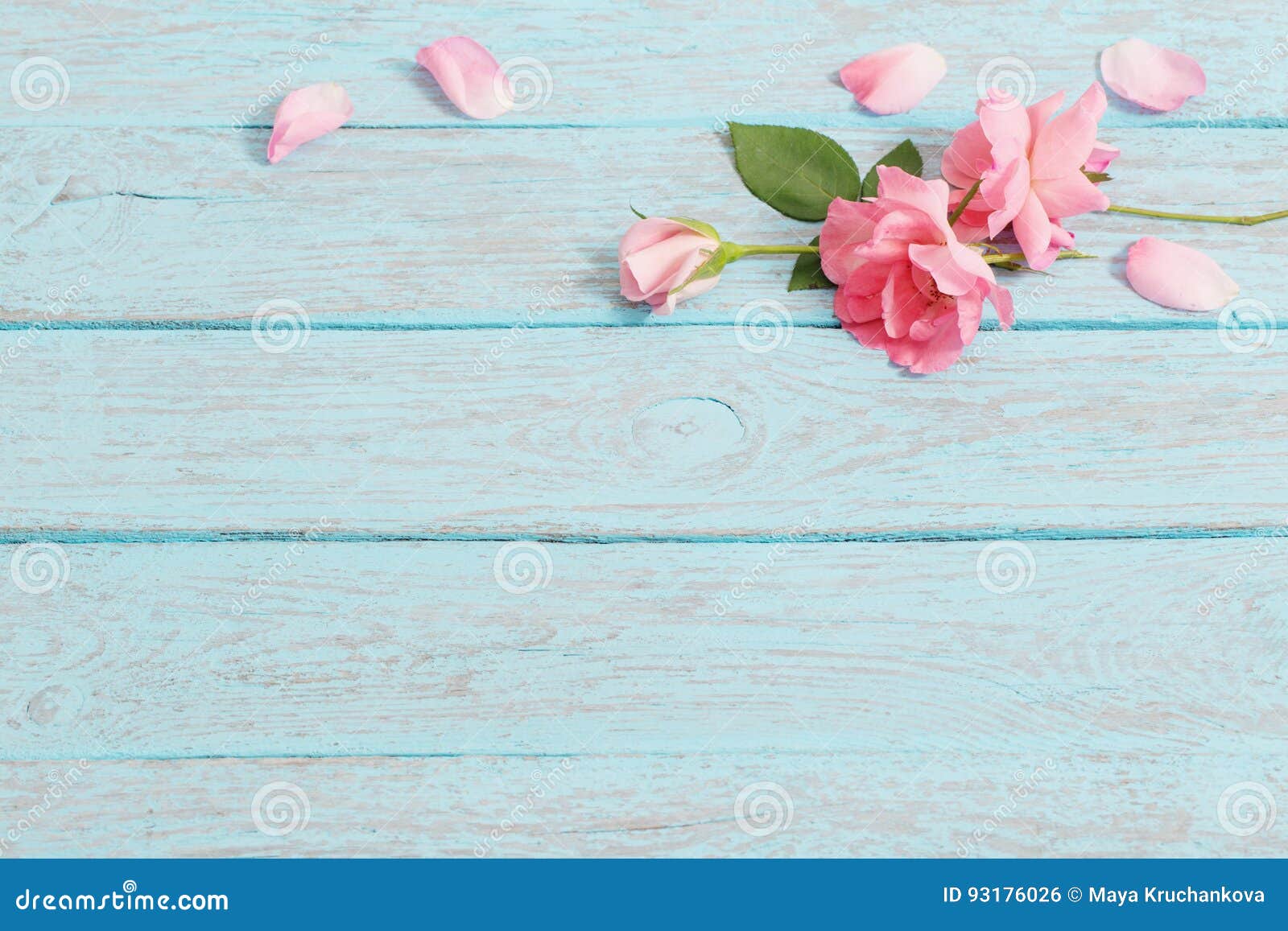 Roses on wooden background stock photo. Image of event 93176026