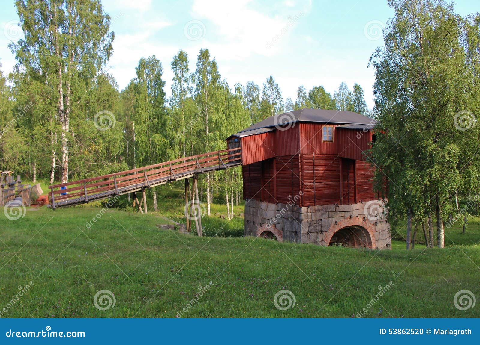 rosfors ironworks in norrbotten