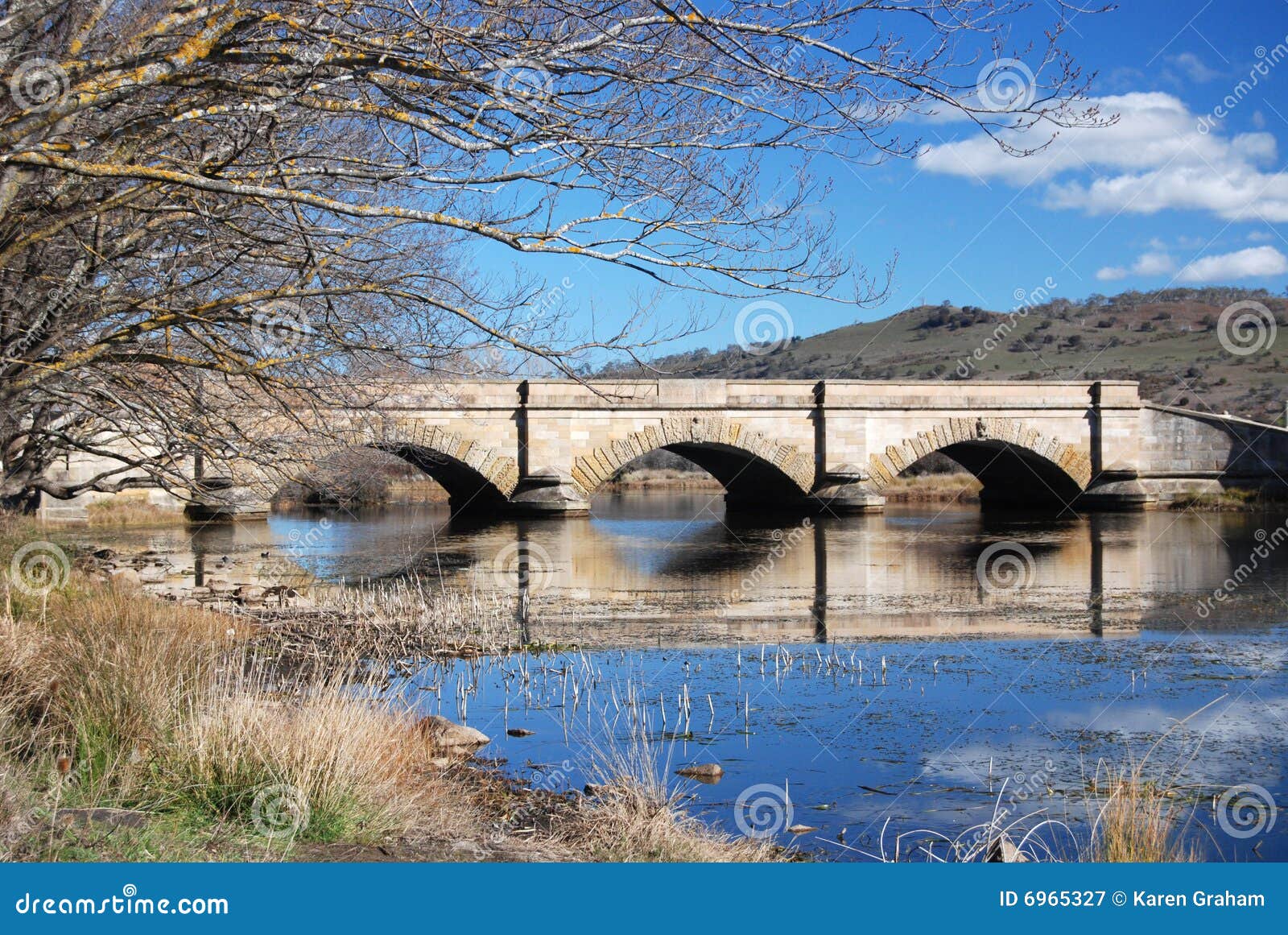 Ross Bridge stock image. Image of carvings, ross, reflection 6965327