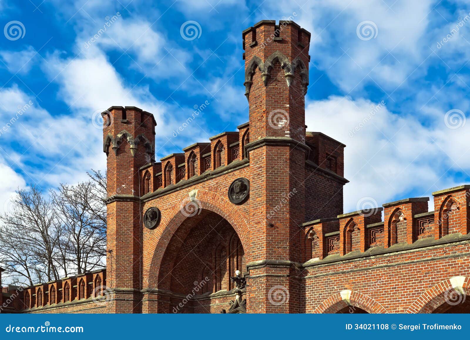 Rossgarten Gate - Fort of Koenigsberg. Kaliningrad (before 1946 ...