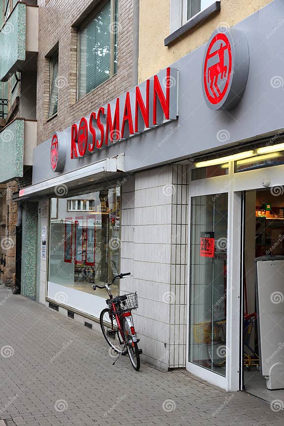 Rossmann cosmetics store editorial stock photo. Image of brand 31407903