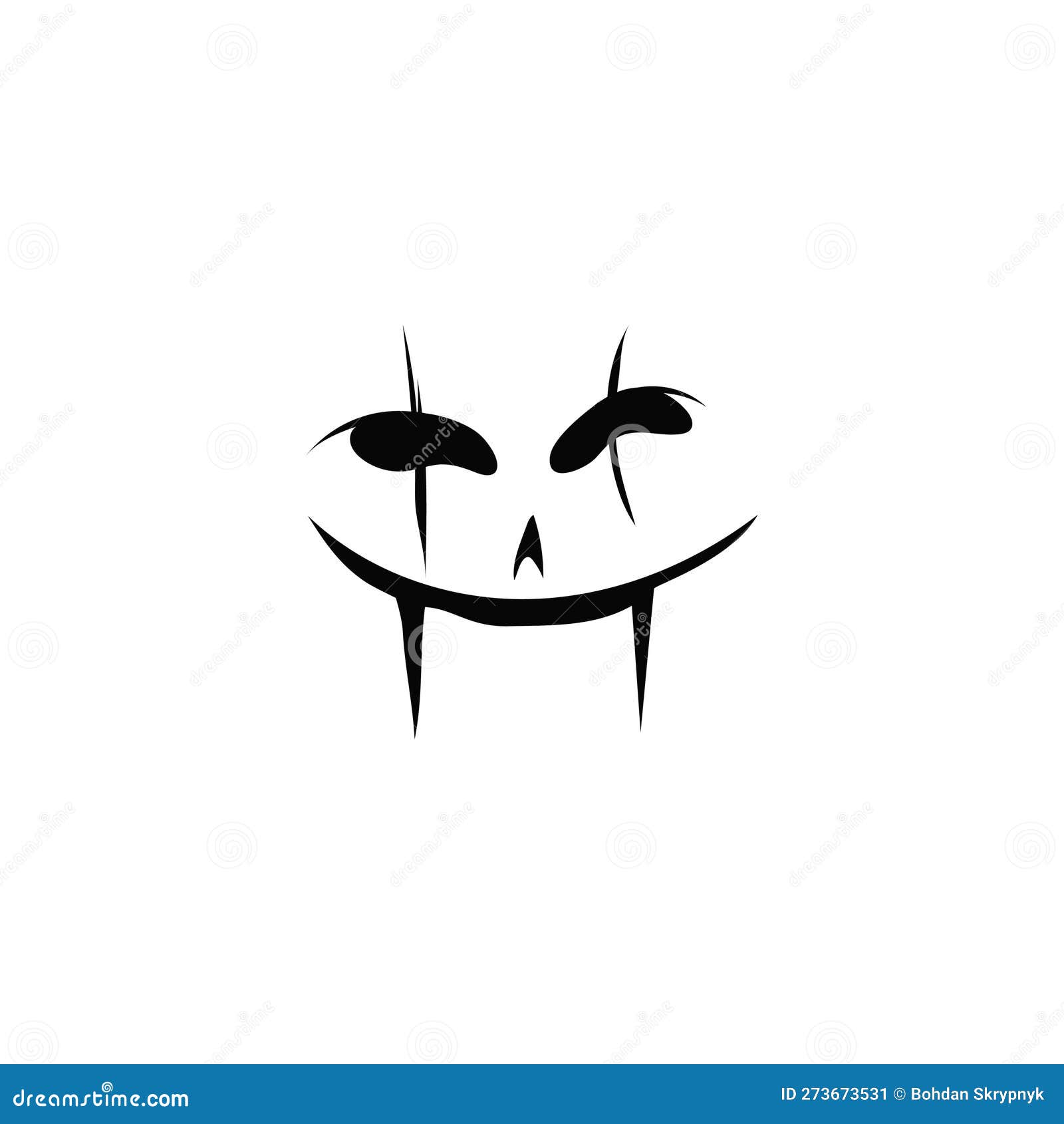 Vetores de Cara De Halloween Rostos Sorridentes Assustadores Boca Com Ponto  É Costurado Em Fundo Preto Design Plano De Fantasma Monstro Coringa Mal  Conceito De Halloween Ilustração Vetorial e mais imagens de