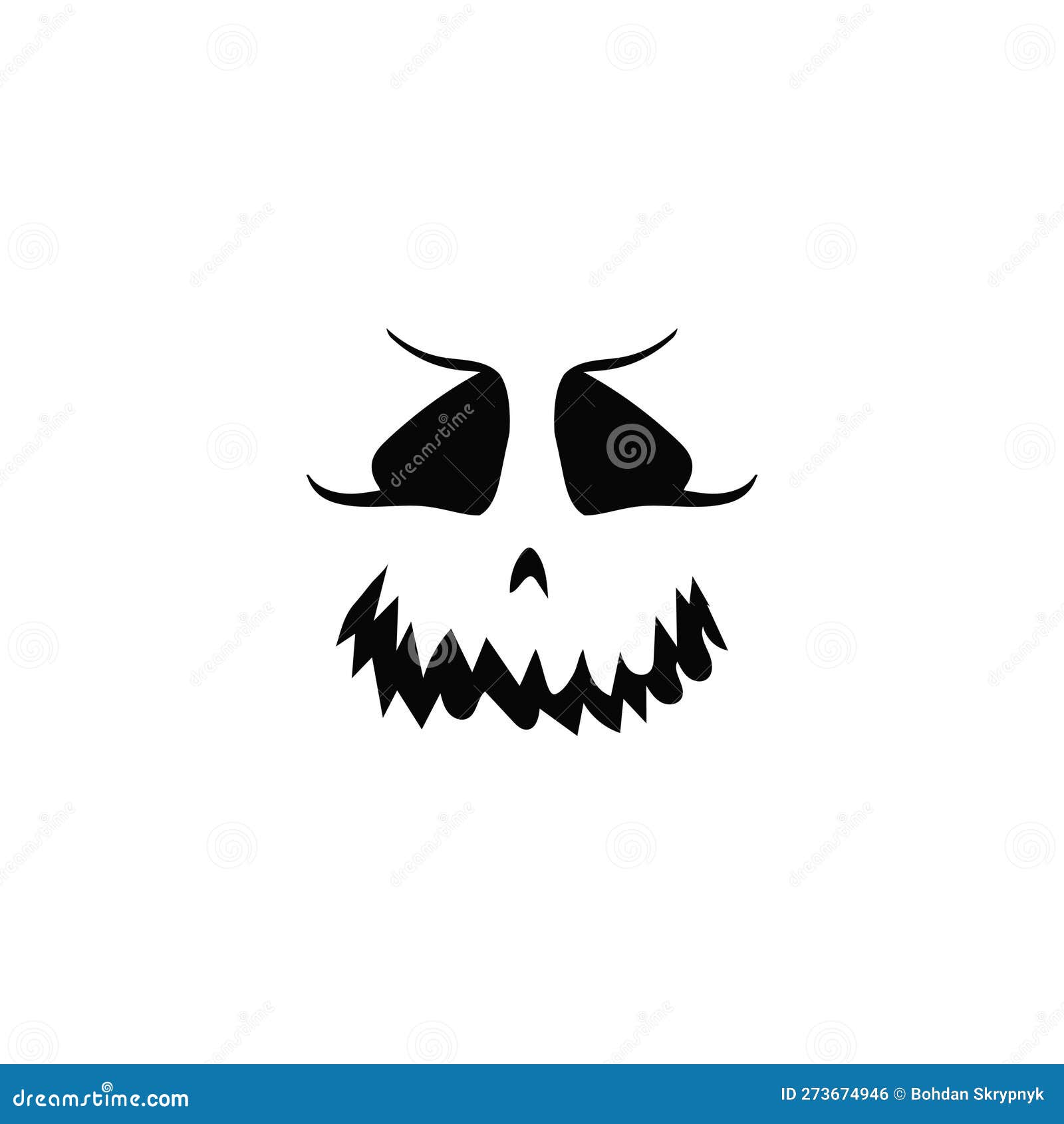 Vetores de Assustadora Abóbora De Halloween Face Fantasma Ou Monstro De  Boca E Olhos Mal Caráter Para Celebrar O Dia Das Bruxas Ilustração Em Vetor  Horror Cara e mais imagens de Artigo