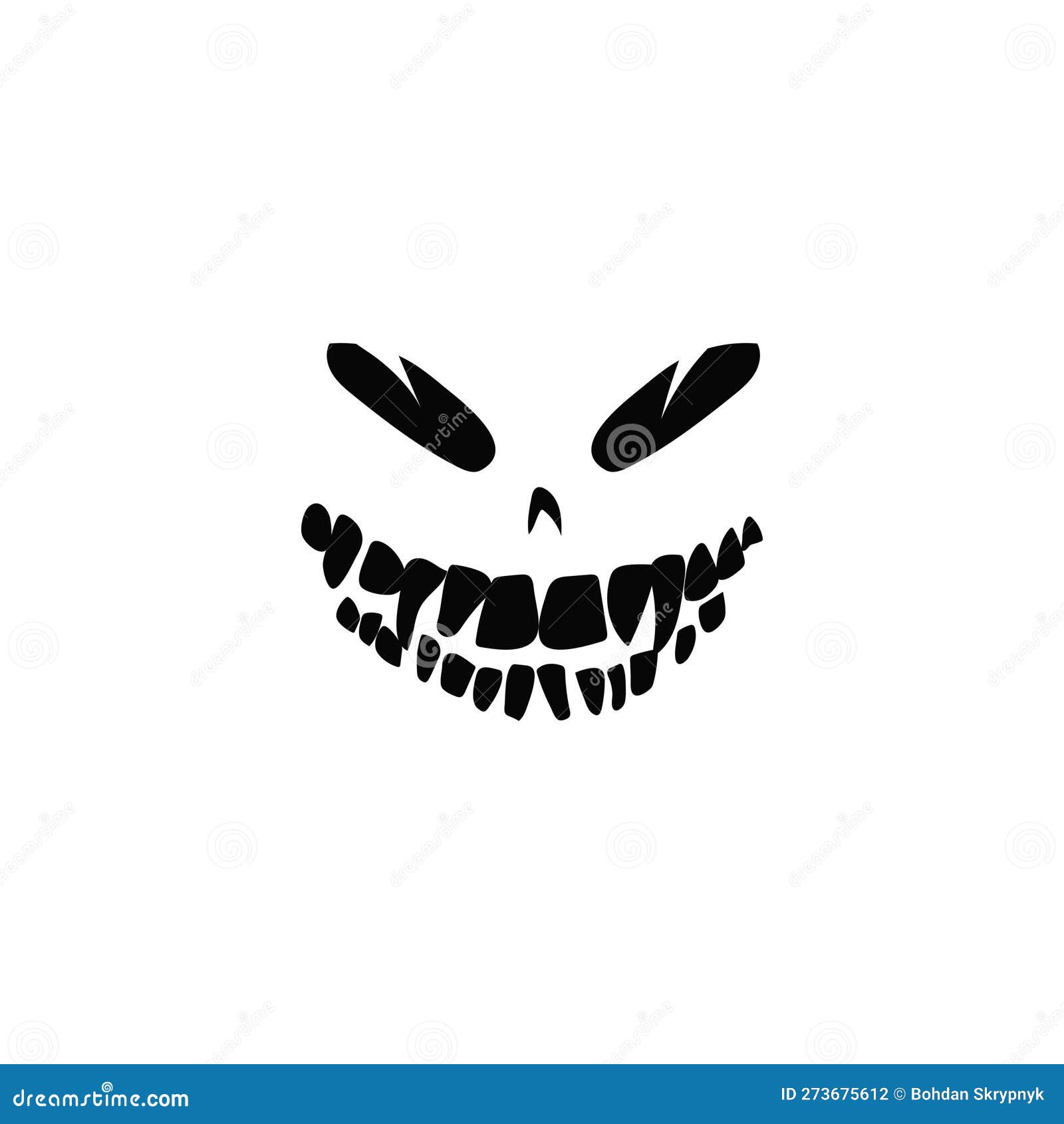 Vetores de Cara De Halloween Rostos Sorridentes Assustadores Boca Com Ponto  É Costurado Em Fundo Preto Design Plano De Fantasma Monstro Coringa Mal  Conceito De Halloween Ilustração Vetorial e mais imagens de