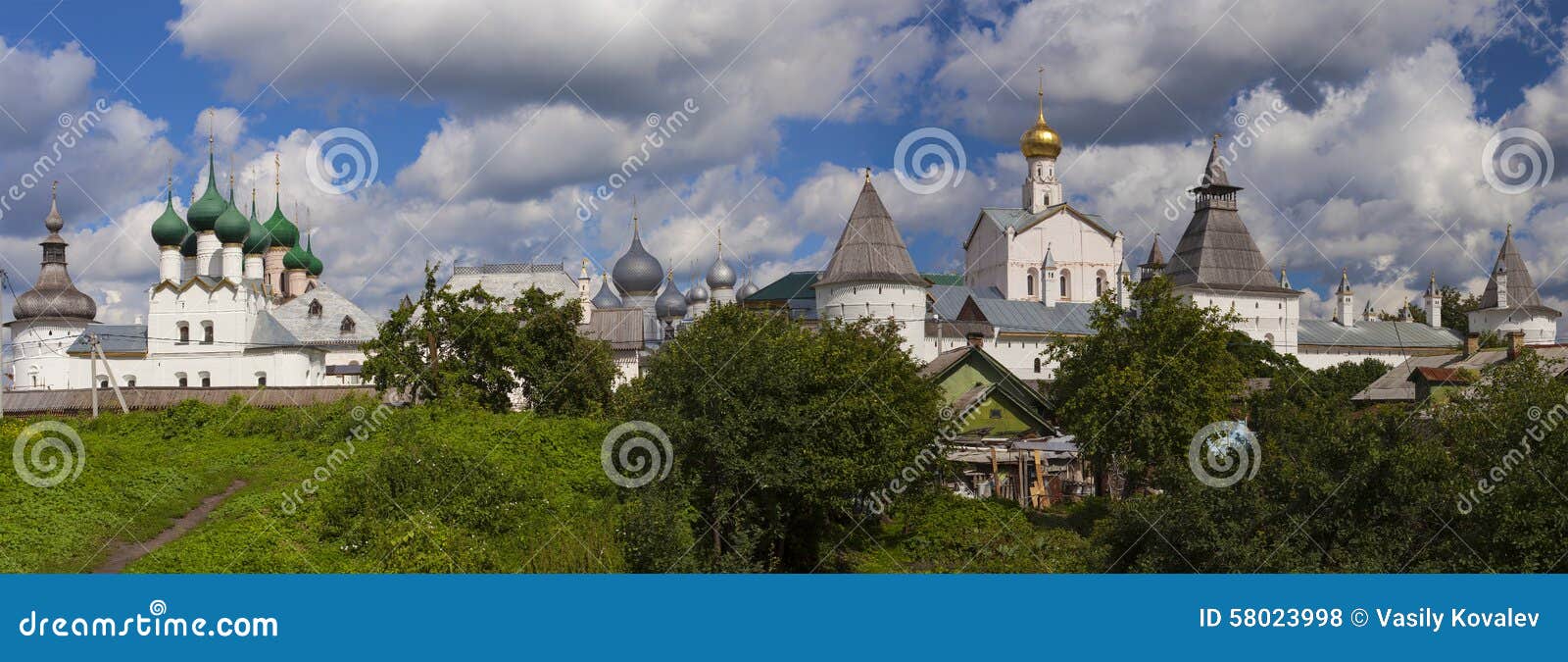 rostov kremlin panorama, russia
