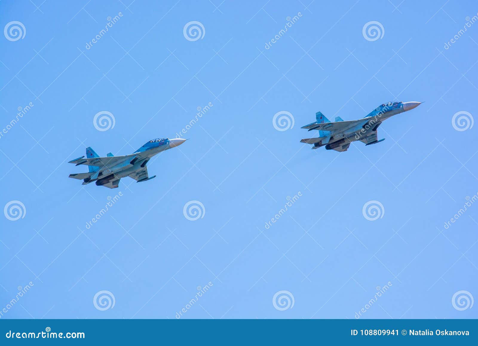 ROSTOV-NA-DONU, RUSSIA - CIRCA SEPTEMBER 2017: Russian Fighter Planes ...