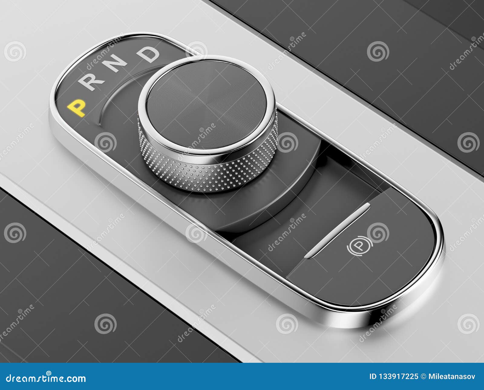 Rotary Knob Style Gear Selector Stock Illustration Illustration of