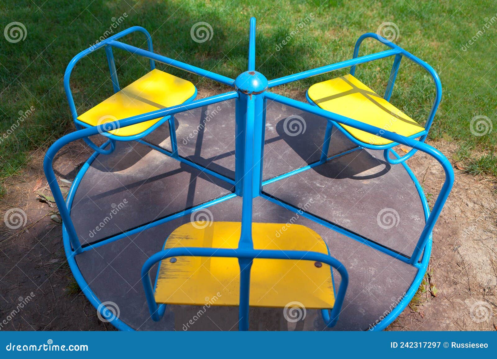 Rotating swing stock image. Image of playground, entertainment 242317297