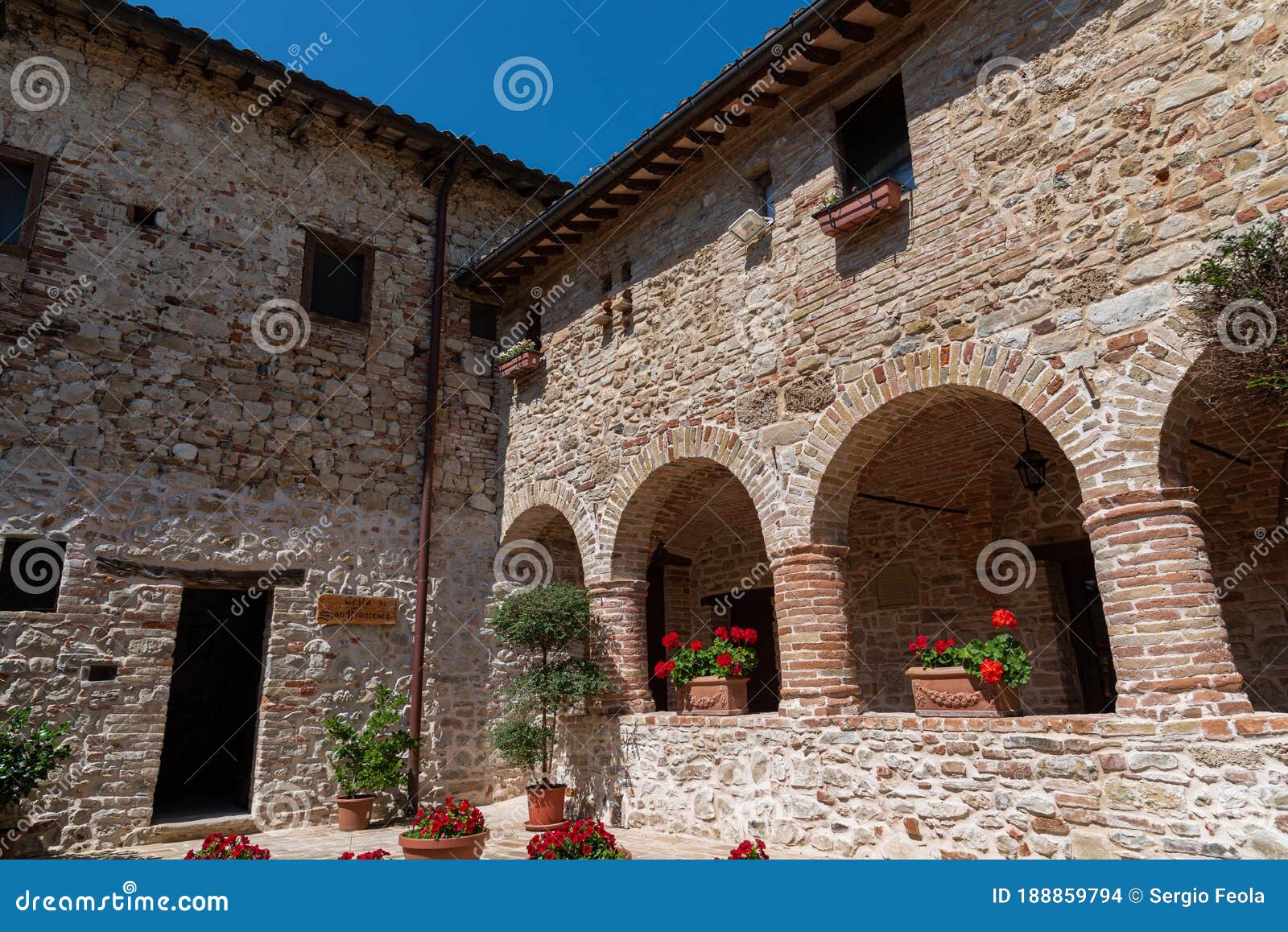 rotella, ascoli piceno, marche. hermitage of san francesco.