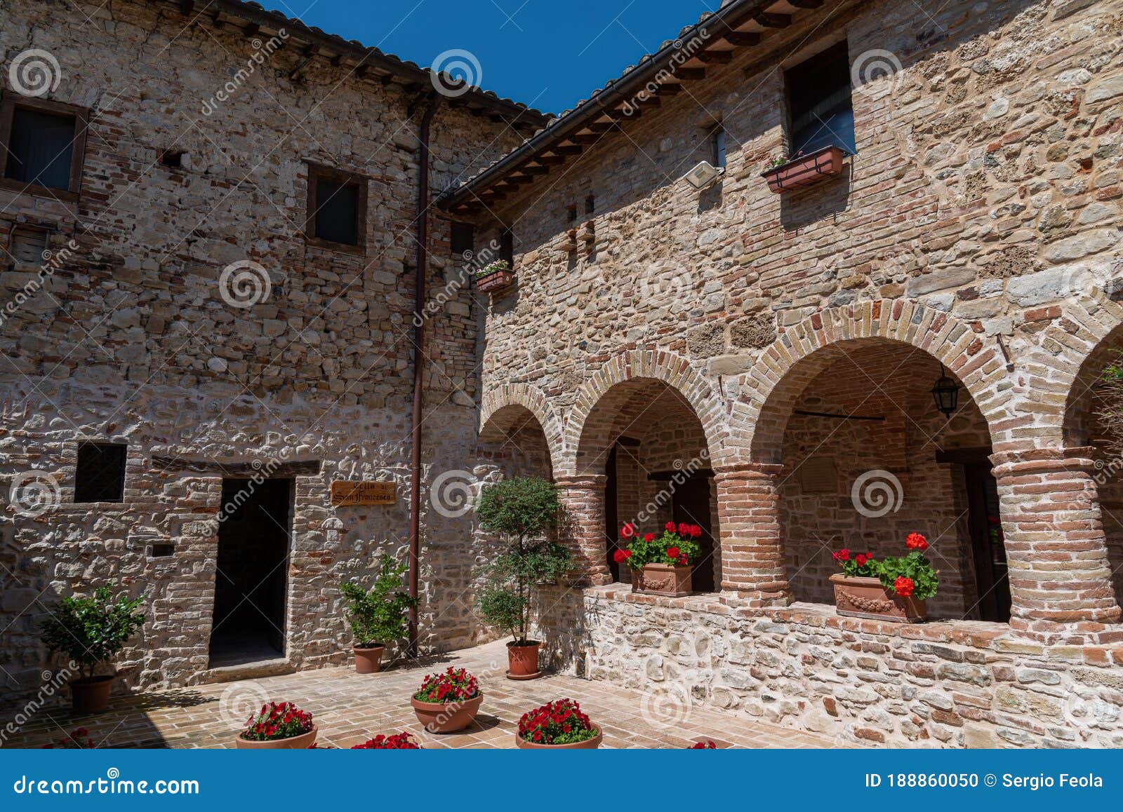 rotella, ascoli piceno, marche. hermitage of san francesco.