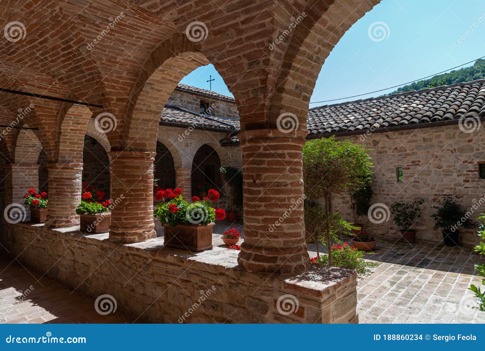 rotella, ascoli piceno, marche. hermitage of san francesco.