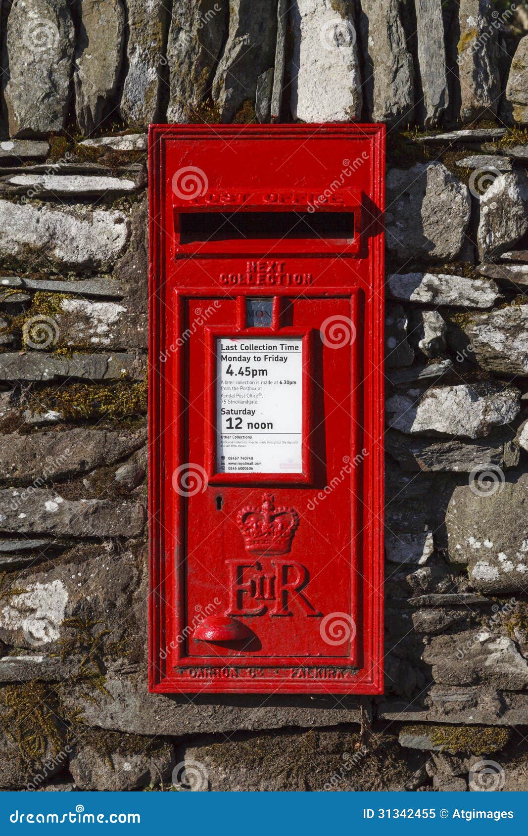 Roter Englischer Briefkasten Redaktionelles Bild Bild Von Kasten