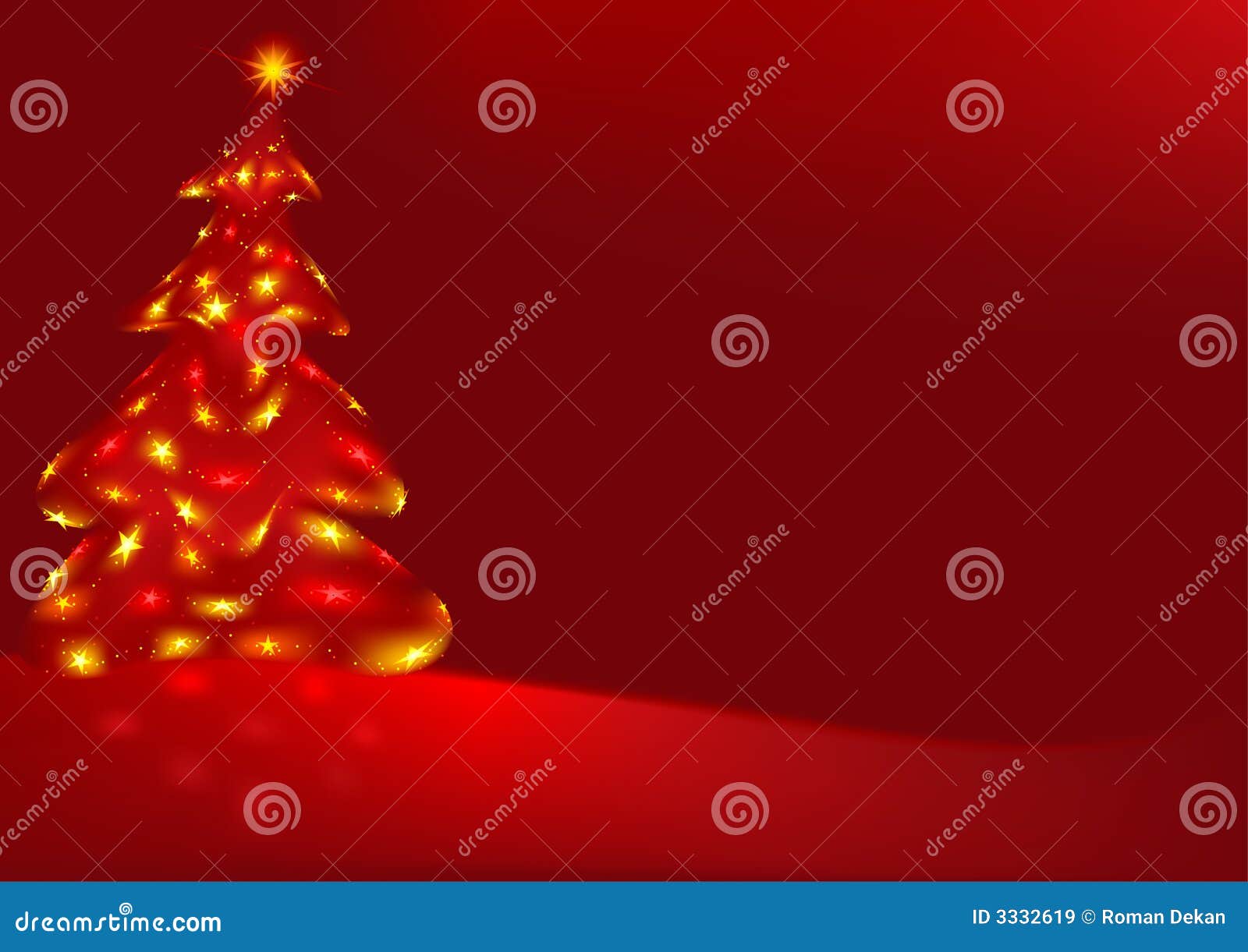 Rotes abstraktes Weihnachten. Roter abstrakter Weihnachtsbaum - ausführliche vektorabbildung als Weihnachtshintergrund