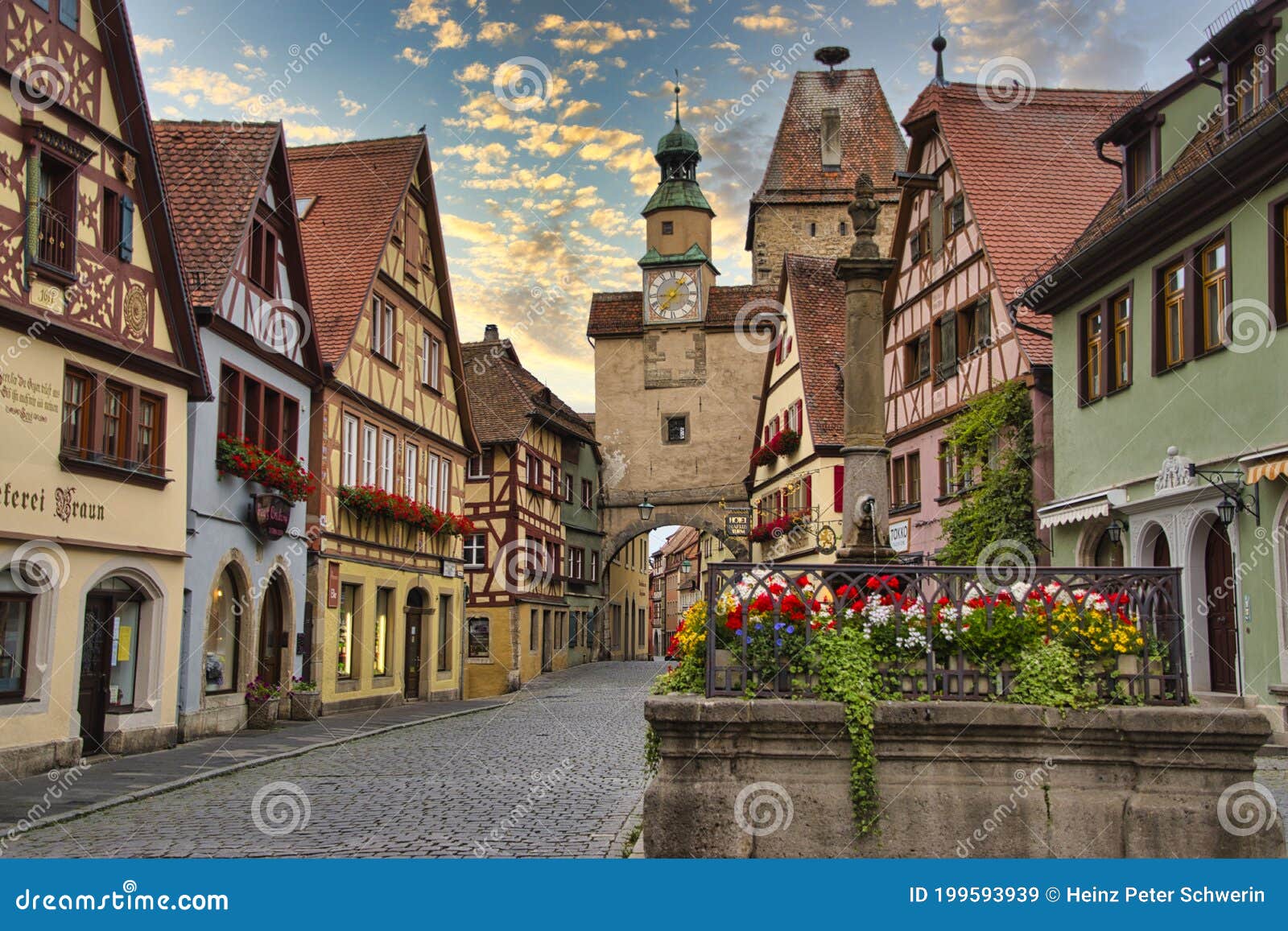 rothenburg ob der tauber a beautiful old small town