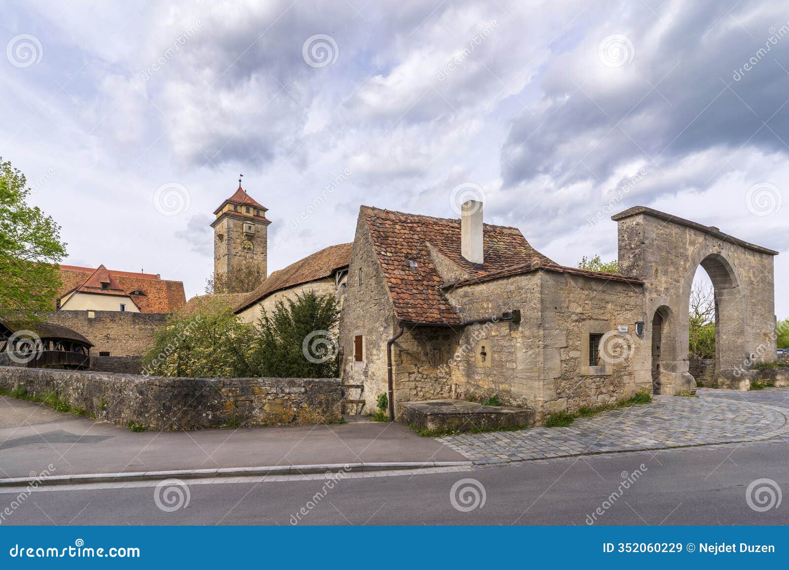 the rothenburg ob der taubercity of germany