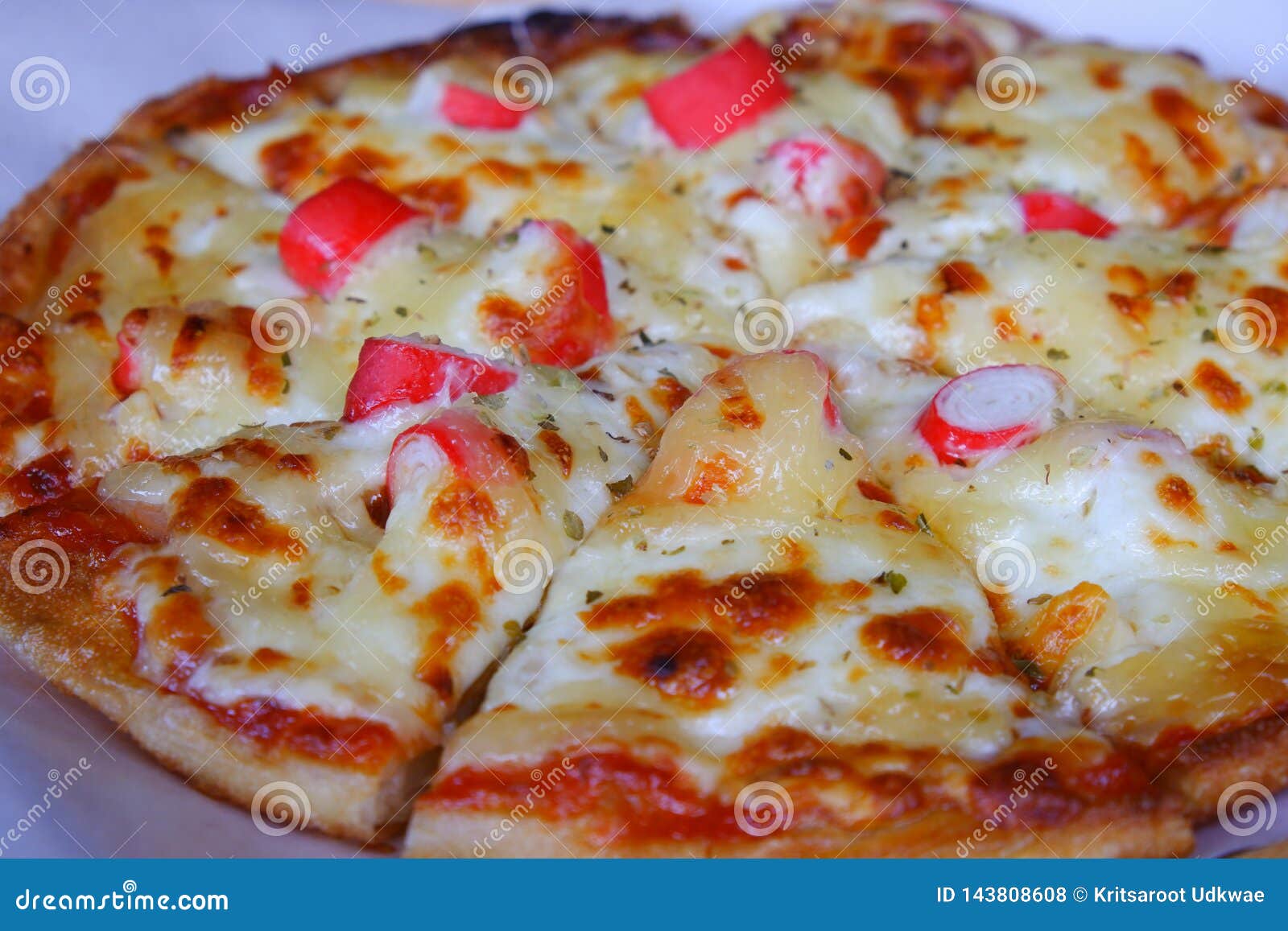 пицца с крабовыми палочками начинка (120) фото